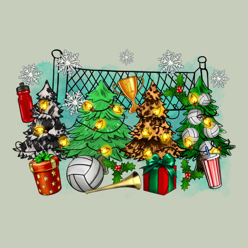 Christmas Trees With Tennis Long Sleeve Tee by Zillion Design Studio | Teevron