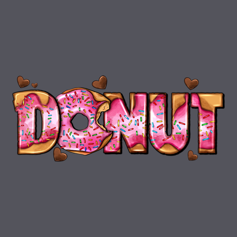 Donut With Donut And Hearts Vintage Hoodie by AdoDesignShop | Teevron