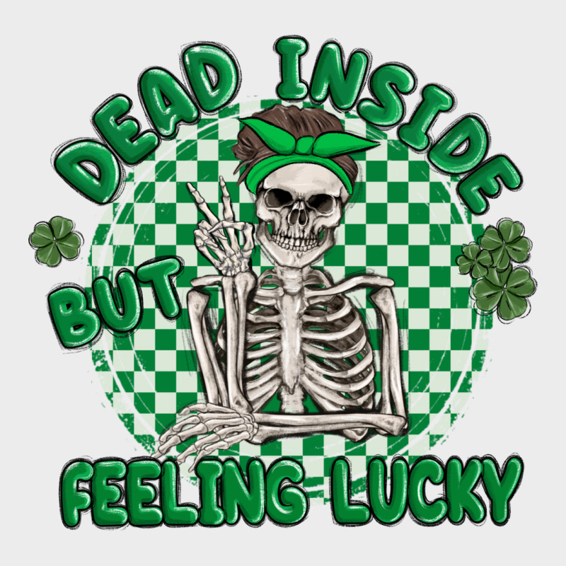 Dead Inside But Feeling Lucky Urban Hoodie by MaliasSmallBusiness | Teevron