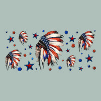 Patriotic Native American Headdress 16oz Libbey Cup Heavyweight Hoodie | Teevron