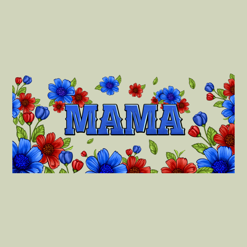 Floral American Mama 16oz Libbey Cup Heavyweight Hoodie by HRA Design Shop | Teevron
