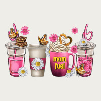 Mom Fuel Coffee Cups Zipper Hoodie | Teevron