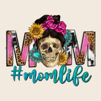 Mom Life With Skull Zipper Hoodie | Teevron