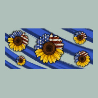 American Flag Sunflowers 16oz Libbey Cup Heavyweight Hoodie | Teevron