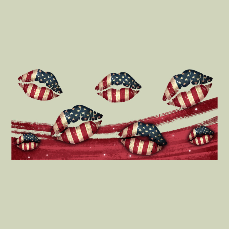 American Flag Lips 16oz Libbey Cup Heavyweight Hoodie by HRA Design Shop | Teevron