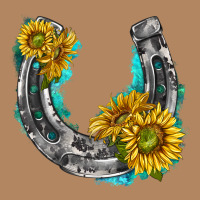 Horseshoe Cowhide And Sunflowers Long Sleeve Tee | Teevron