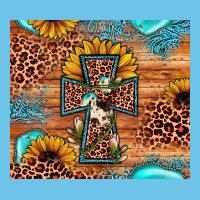 Leopard Cross Sunflower Premium Sweatshirt | Teevron