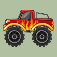 Monster Truck With Flames Urban Hoodie | Teevron