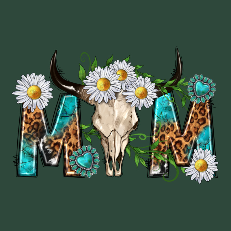Mom With Bull Skull Zipper Hoodie by texasbilliewilder | Teevron