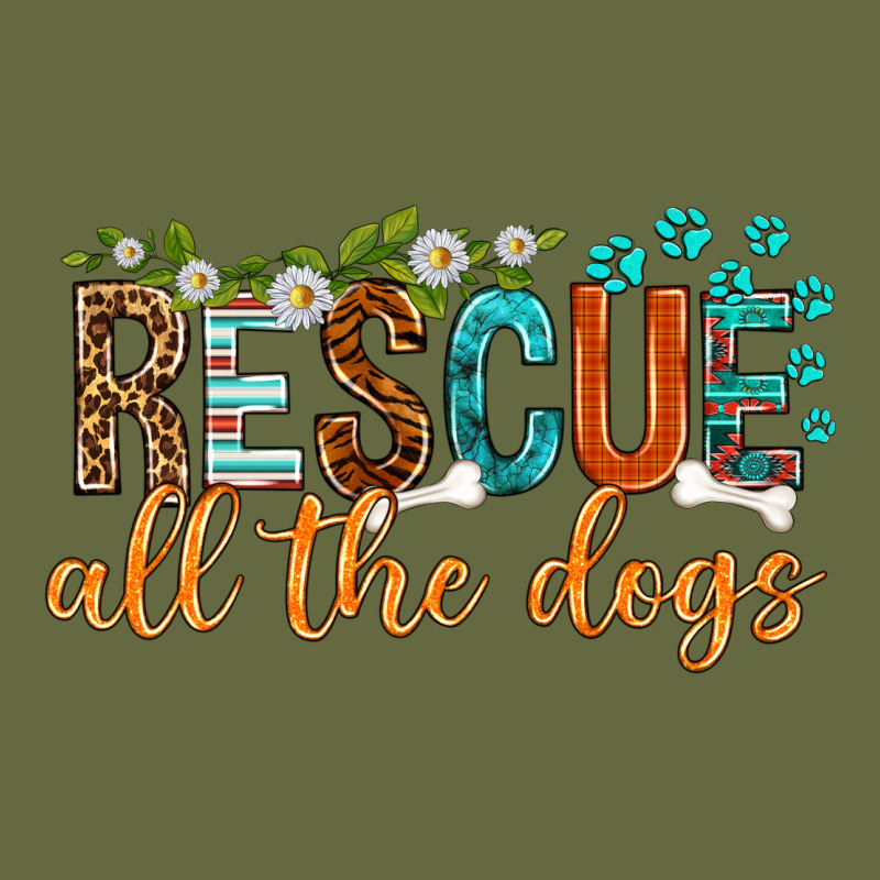 Rescue All The Dogs Long Sleeve Tee by texasbilliewilder | Teevron
