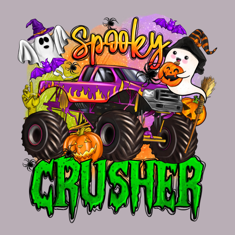 Spooky Crusher Monster Truck Vintage Tee by BarkalooDesign | Teevron