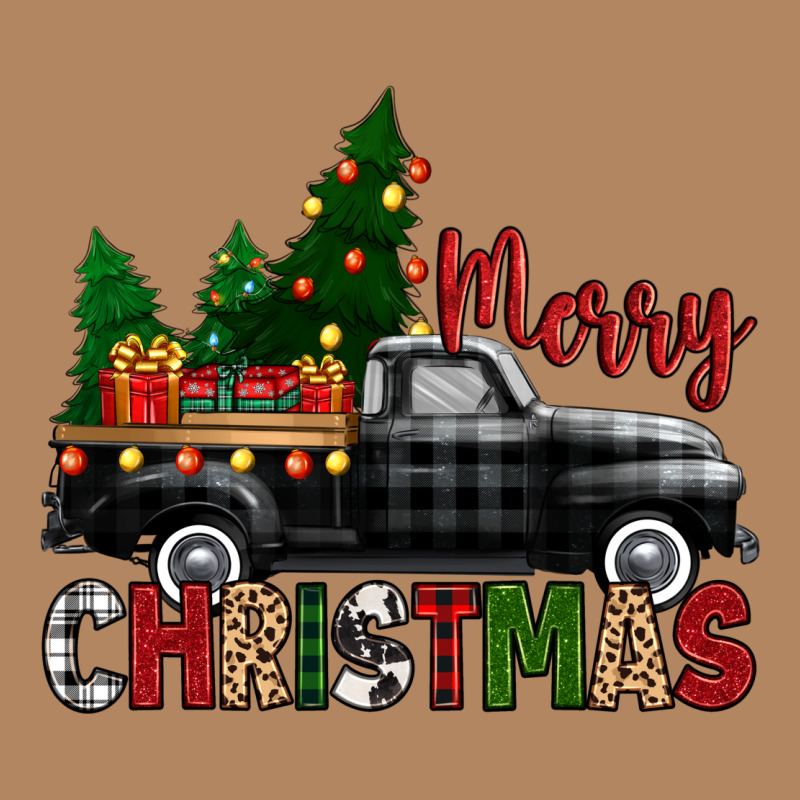 Merry Christmas With Black Truck Long Sleeve Tee by Zillion Design Studio | Teevron