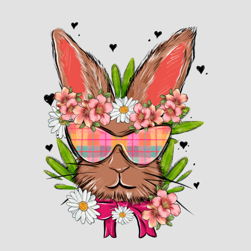 Bunny With Floral Premium Hoodie by MaliasSmallBusiness | Teevron
