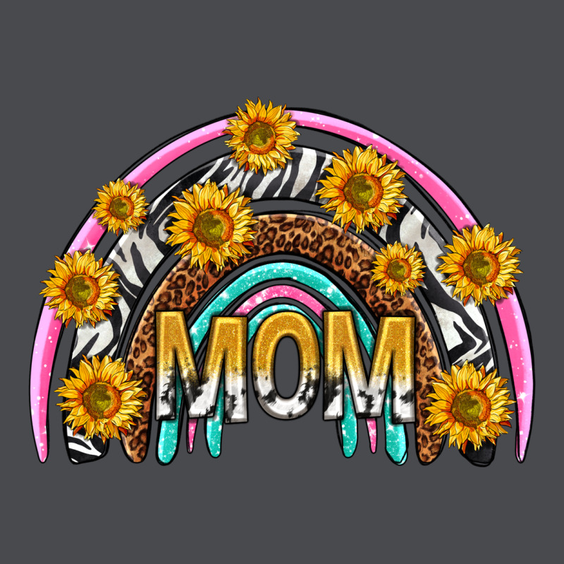 Mom With Sunflower Rainbow Mothers Day Zipper Hoodie by texasbilliewilder | Teevron