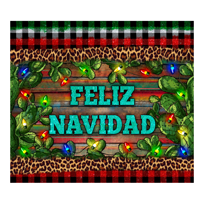 Feliz Navidad Zipper Hoodie by RanaPortraitStore | Teevron