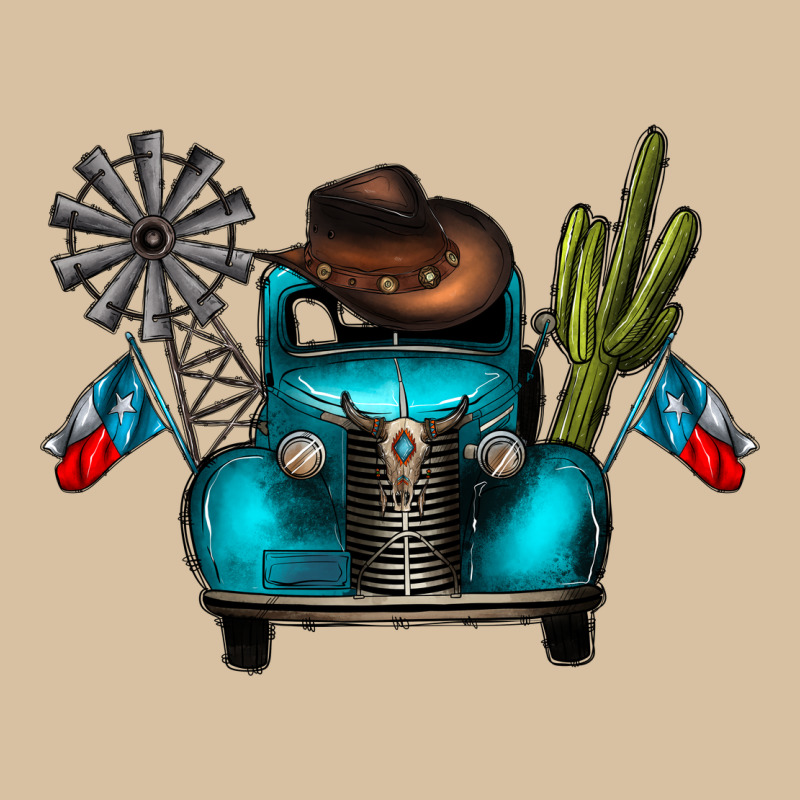 Texas Truck Heavyweight Hoodie by CowhideDigitalArt | Teevron