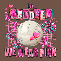In October We Wear Pink Volleyball Premium Sweatshirt | Teevron