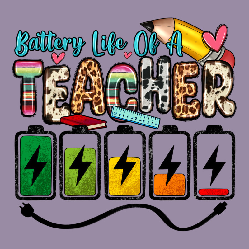 Battery Life Of A Teacher Classic Tee by Zillion Design Studio | Teevron