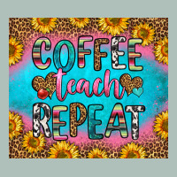 Coffee Teach Repeat Heavyweight Hoodie | Teevron