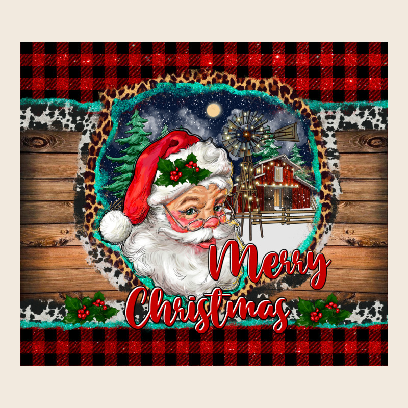 Merry Christmas Santa And Farm Zipper Hoodie by RanaPortraitStore | Teevron