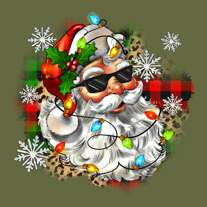 Santa With Sunglasses Christmas Long Sleeve Tee by Zillion Design Studio | Teevron