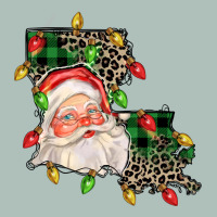 Louisiana Map Christmas Santa Heavyweight Hoodie | Teevron