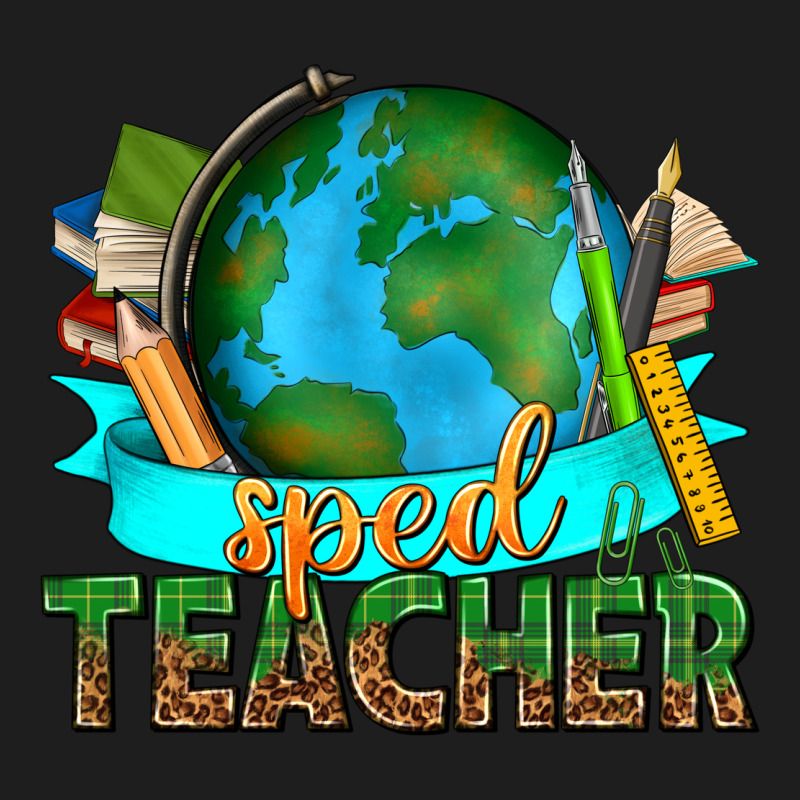 Sped Teacher With Earth Globe Classic Tee by texasbilliewilder | Teevron