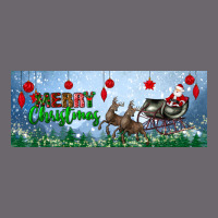 Merry Christmas With Santa Sleigh Premium Sweatshirt | Teevron