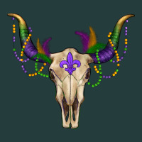 Mardi Gras Bullskull Classic Tee | Teevron