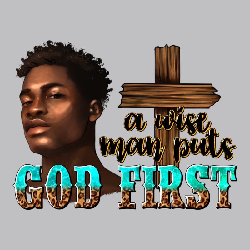 A Wise Man Puts God First Long Sleeve Tee by texasbilliewilder | Teevron