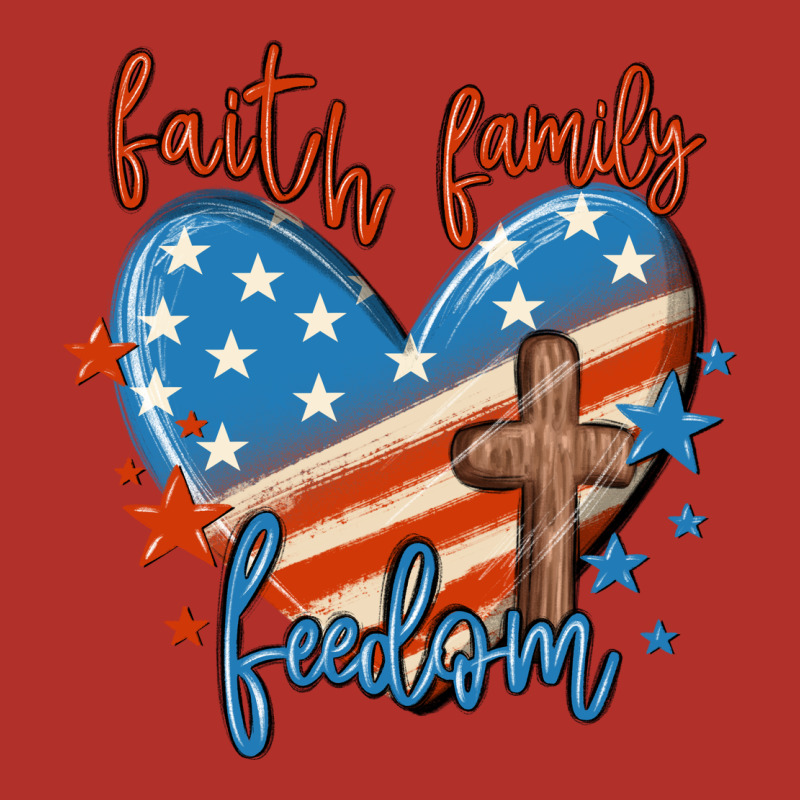 Faith Family Freedom Premium Hoodie by MaliasSmallBusiness | Teevron