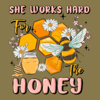 She Works Hard For The Honey Premium Hoodie | Teevron
