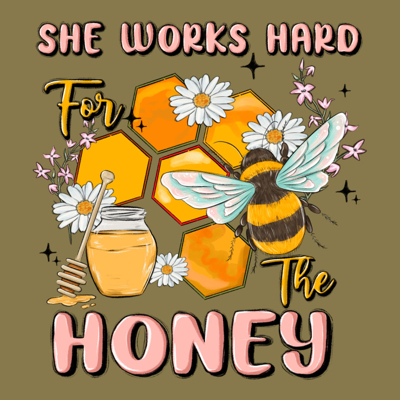 She Works Hard For The Honey Premium Hoodie by MaliasSmallBusiness | Teevron