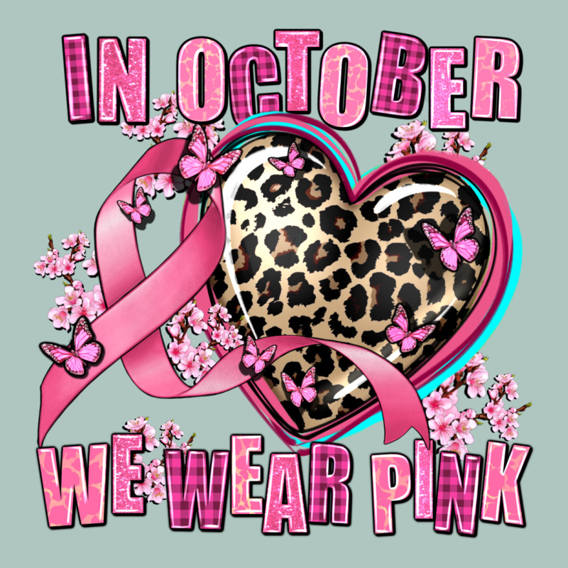 Western Leopard  In October We Wear Pink Heart Premium Sweatshirt by AdoDesignShop | Teevron