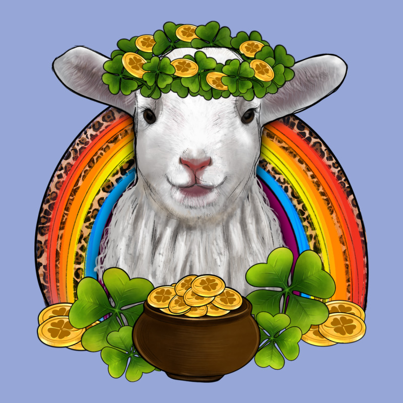 St Patricks Day Baby Sheep Shamrocks Gold Rainbow Classic Tee by RanaPortraitStore | Teevron