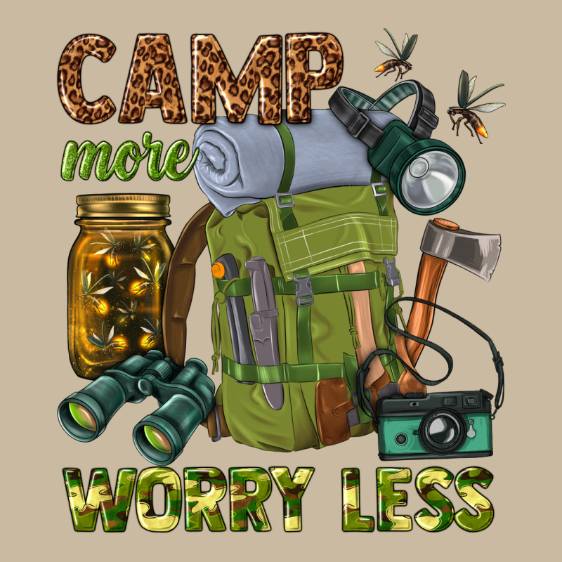 Camp More Worry Less Long Sleeve Tee by texasbilliewilder | Teevron
