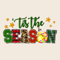 'tis The Season Softball Christmas Zipper Hoodie | Teevron