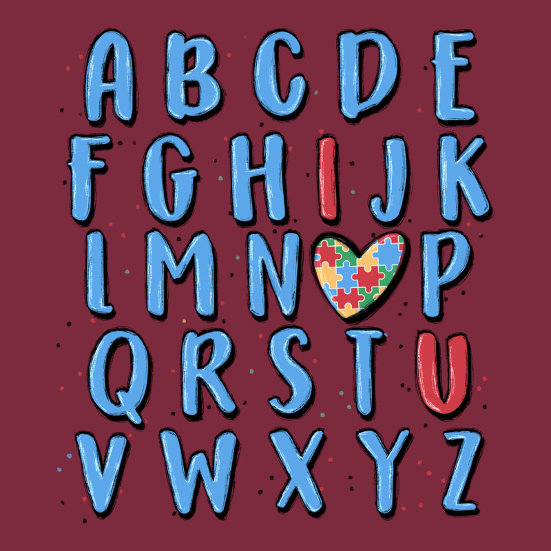 Alphabet Autism Awareness Premium Hoodie by MaliasSmallBusiness | Teevron