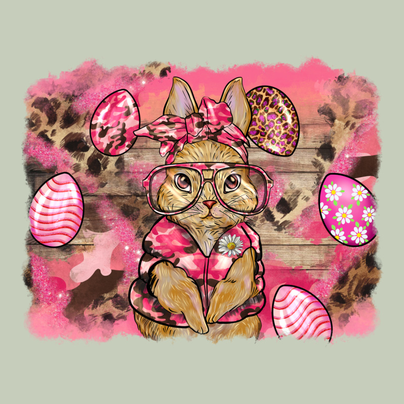 Pink Camouflage Bunny Background Ladies Tee by BarkalooDesign | Teevron