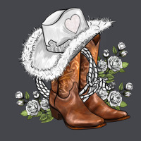 White  Cowgirl  And Roses Long Sleeve Tee | Teevron
