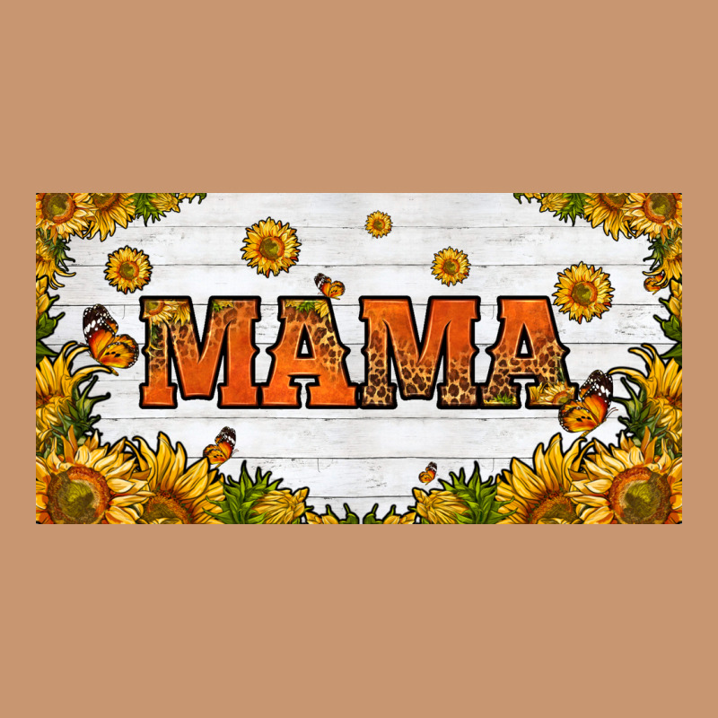 Sunflowers And Butterflies Mama License Plate Heavyweight Hoodie by HRA Design Shop | Teevron