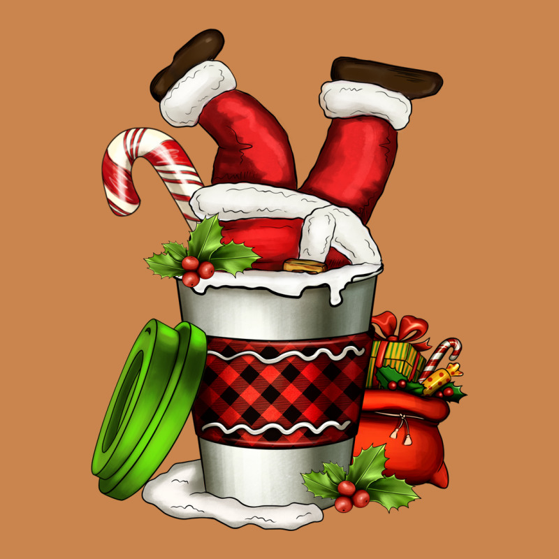 Santa Claus In A Coffee Cup Heavyweight Hoodie by FaDigitalArtStudio | Teevron