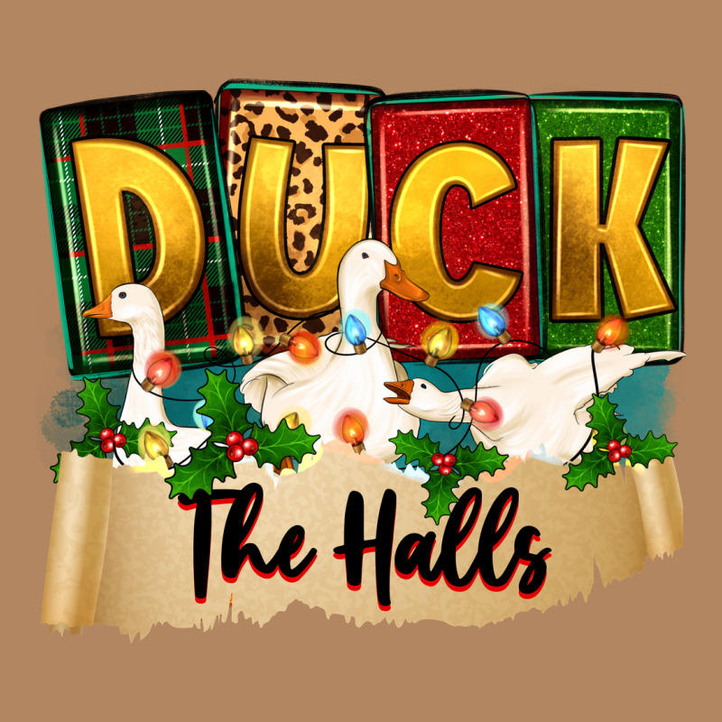 Christmas Duck The Halls Long Sleeve Tee by Zillion Design Studio | Teevron