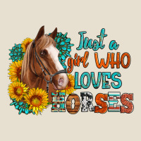 Just A Girl Who Loves Horses Urban Heavy Tee | Teevron