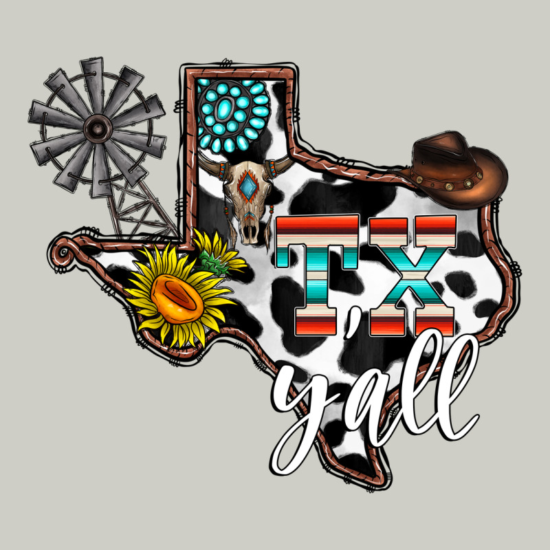 Tx Yall Western Heavyweight Hoodie by CowhideDigitalArt | Teevron
