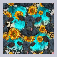 Black Angus And Sunflowers Seamless Pattern Heavyweight Hoodie | Teevron