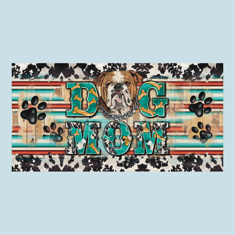 Dog Mom English Bulldog License Plate Template Ladies Tee by BarkalooDesign | Teevron