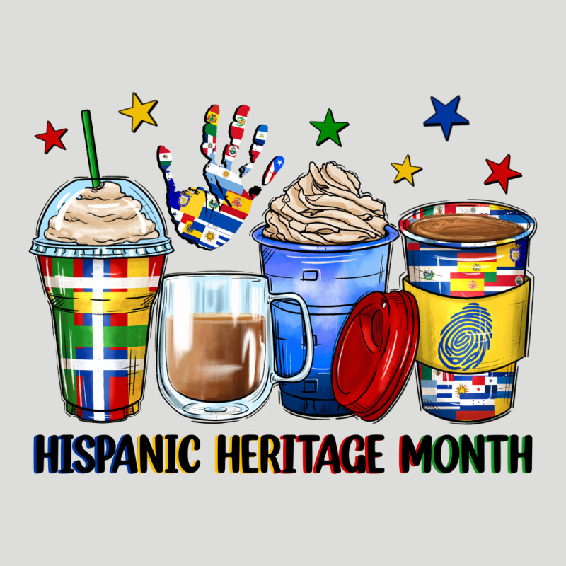 Hispanic Heritage Month Coffee Cups Zipper Hoodie by Zillion Design Studio | Teevron