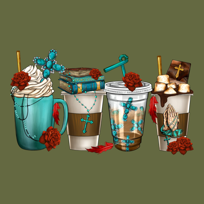 Faith Coffee Cups Long Sleeve Tee by texasbilliewilder | Teevron