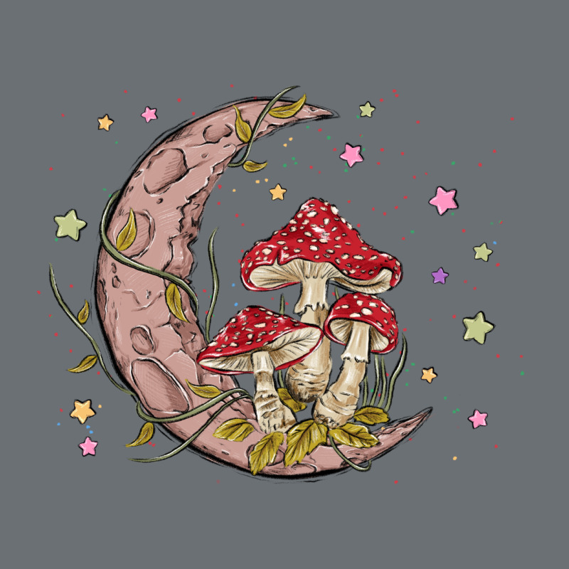 Moon And Mushrooms Premium Hoodie by MaliasSmallBusiness | Teevron